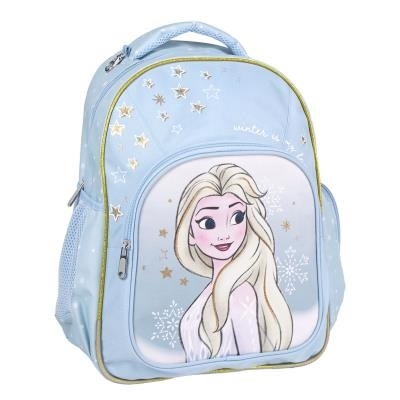 Disney Frost skoletaske Elsa blå, 42 cm