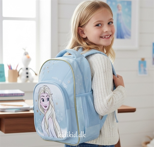 Disney Frost skoletaske Elsa blå, 42 cm