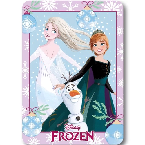 Disney Frost fleecetæppe , Elsa -Anna-Olaf, 100*140 cm