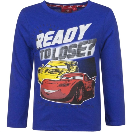 Disney Cars McQueen bluse blå, Ready to lose