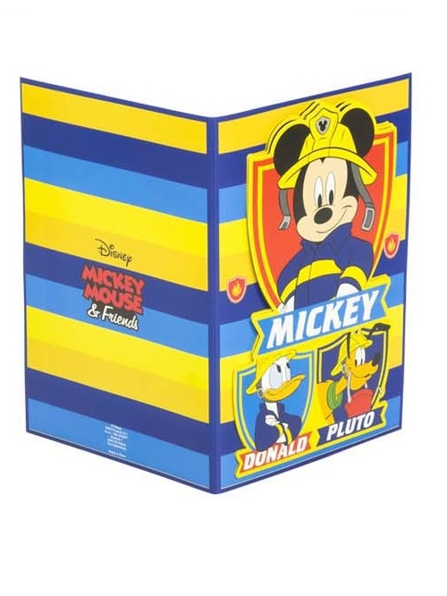 Disney tillykke kort 3D m. konvolut , Mickey Mouse