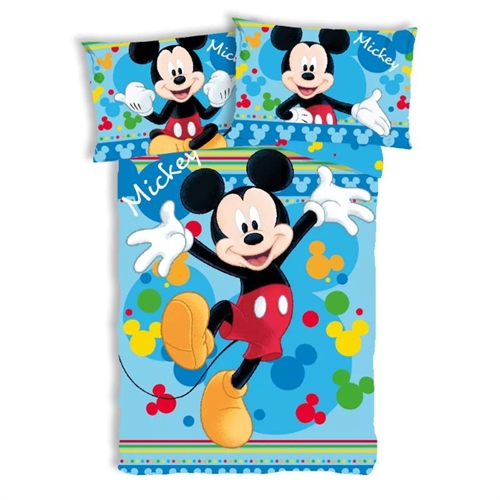 Disney Mickey junior sengetøj 100*135 cm / 40*60 cm