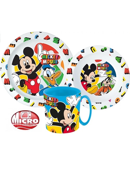 Disney Mickey mikroovn spisesæt