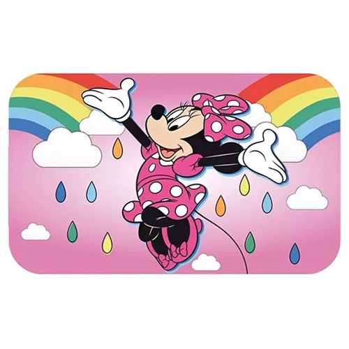Disney Minnie gulvtæppe , Rainbow , 40* 70 cm