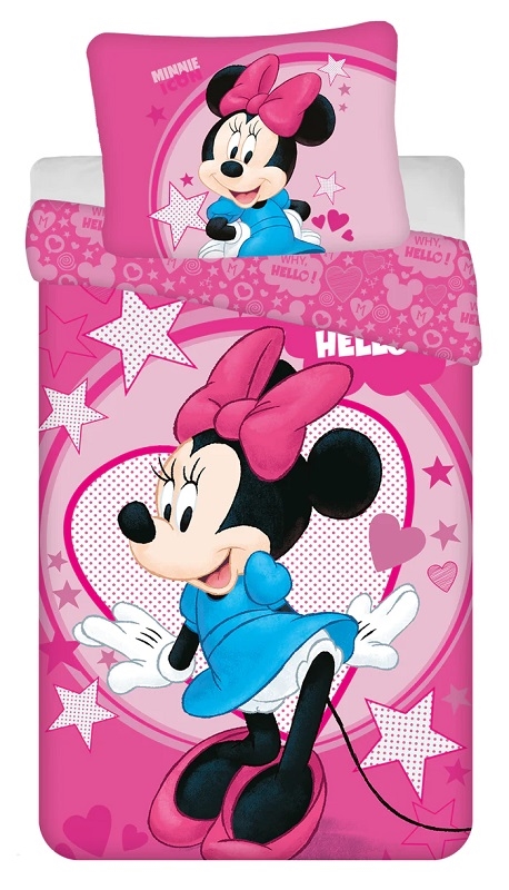 Disney Minnie sengetøj 140*200 cm , Hello