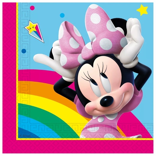 Disney Minnie "Make me smile" servietter 33*33 cm ,16 stk.