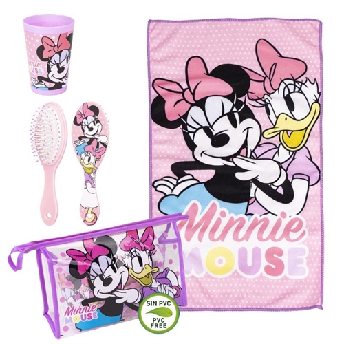 Disney Minnie toilettaske med indhold , Minnie og Anders And