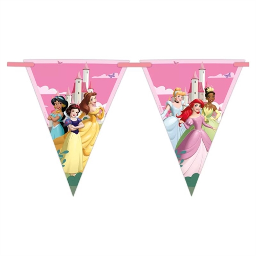 Disney Prinsesser " Creat your world" vimpel guirlande 2,3 m