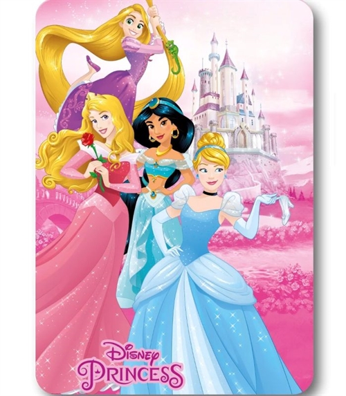 Disney Prinsesser fleece tæppe 100*140 cm