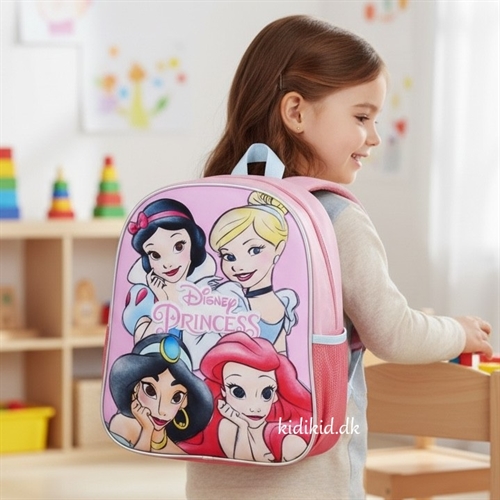 Disney Prinsesser rygsæk 3D lyserød , 31 cm