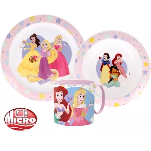Disney Prinsesser mikroovn spisesæt