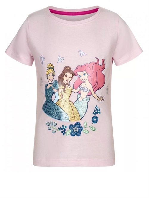 Disney Prinsesser T-shirt lyserød
