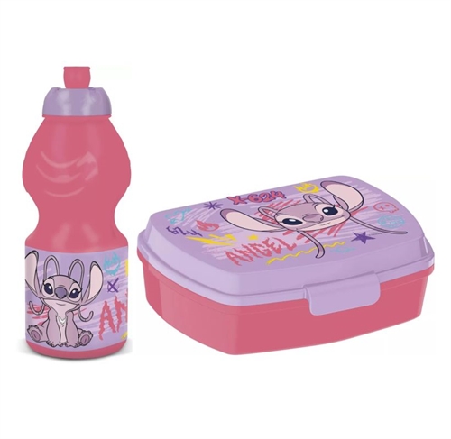 Disney Stitch madkasse og drikkedunk , Angel