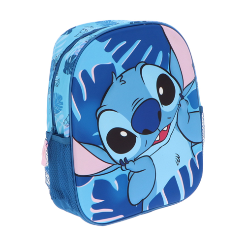 Disney Stitch rygsæk 3D blå, 33 cm