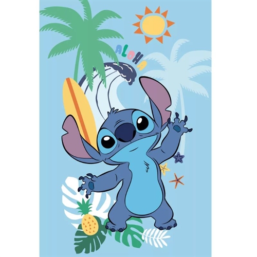 Disney Stitch fleecetæppe 100*150 cm