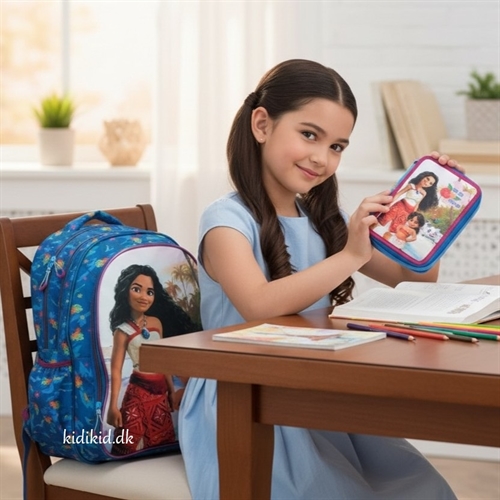 Disney Vaiana skoletaske og penalhus