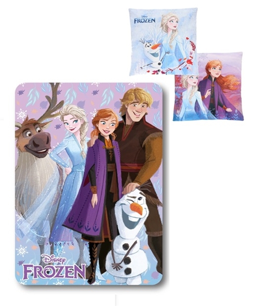 Disney Frost decorpude og fleecetæppe