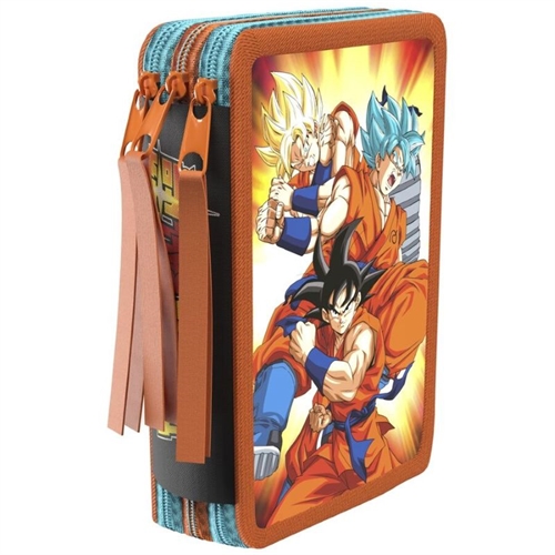 Dragon Ball penalhus 3 lag med tilbehør 