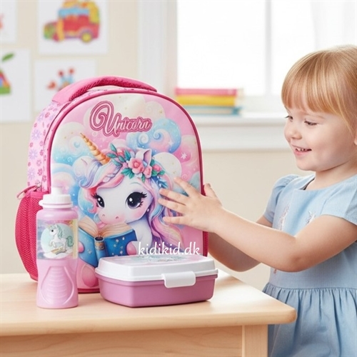 Enhjørning - Unicorn børnehavestart sæt 