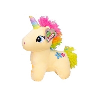 Enhjørning - Unicorn bamse gul , 22cm