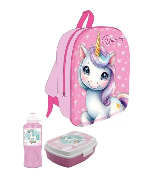 Enhjørning - Unicorn børnehavestart sæt 