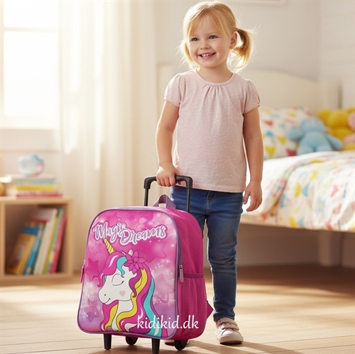 Enhjørning - Unicorn trolley/rygsæk 30 cm, Magic Dreams