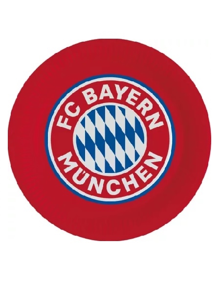 FC Bayern Munchen paptallerkner 23 cm, 8 stk.