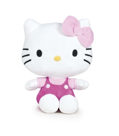 Hello Kitty bamse lyserød 16 cm