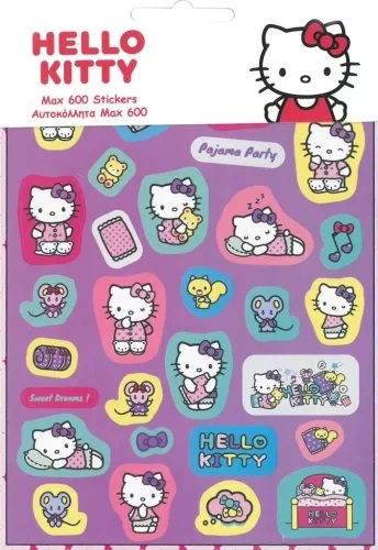 Hello Kitty klistermærker 600 stk.