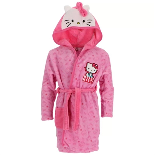 Hello Kitty morgenkåbe med hue