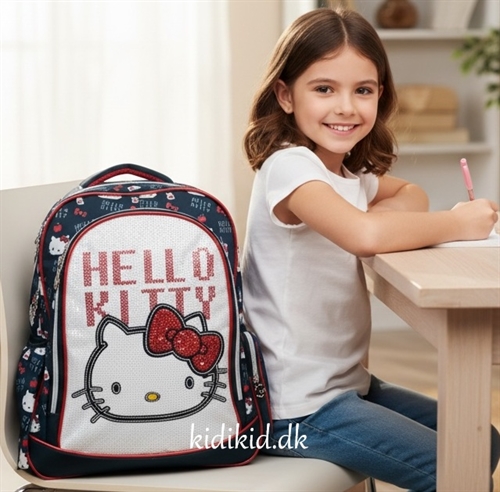 Hello Kitty rygsæk / skoletaske 45 cm