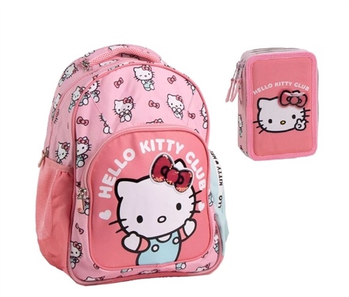 Hello Kitty skoletaske og penalhus