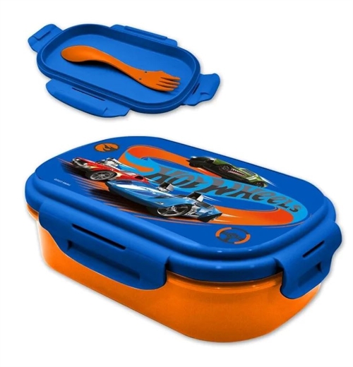 Hot Wheels madkasse med gaffel