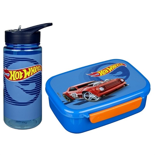 Hot Wheels madkasse og drikkedunk