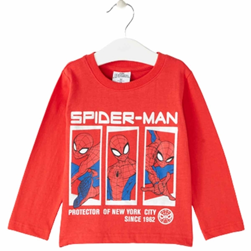 Spiderman bluse rød