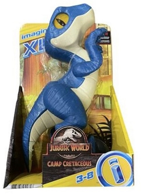 Jurassic World figur , Camp Cretaceous XL Dino Raptor , 23 cm