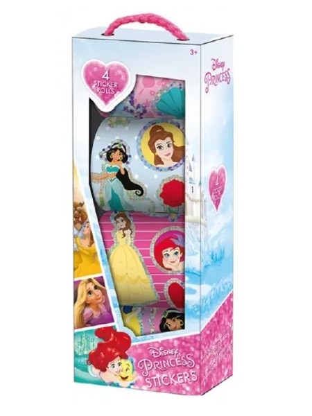 Disney Prinsesser klistermærker 4 ruller