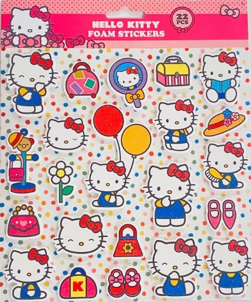 Hello Kitty klistermærker 22 stk.