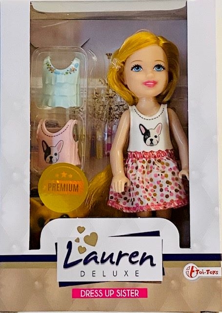 Lauren deluxe mini teen dukke med tilbehør , 14 cm 