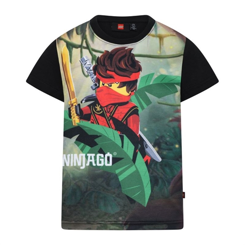 Lego Ninjago T-shirt sort , Kai , LWTAYLOR 324