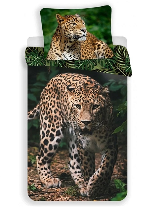 Leopard sengetøj , 140*200 cm/ 70*90 cm