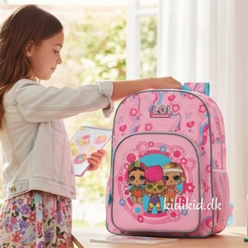 LOL overraskelse rygsæk / skoletaske  lyserød