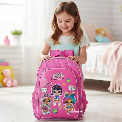 LOL overraskelse rygsæk / skoletaske , pink