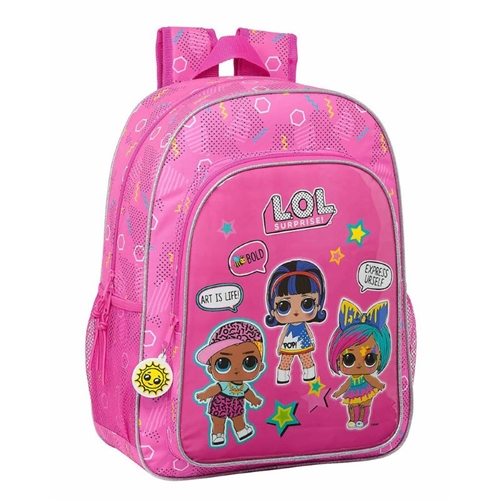 LOL overraskelse rygsæk / skoletaske , pink