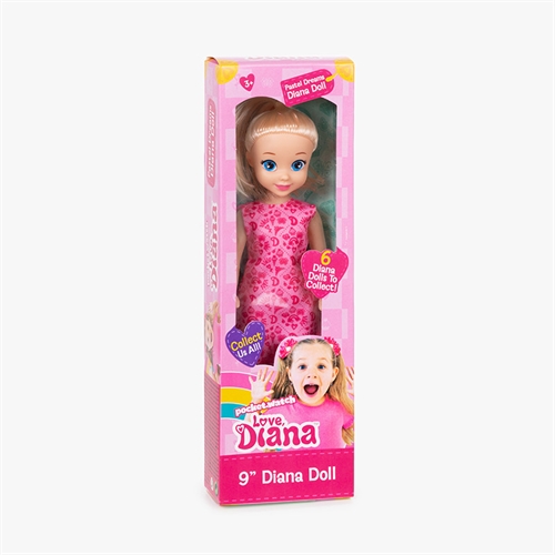 Love Diana dukke med lyserød kjole 27 cm