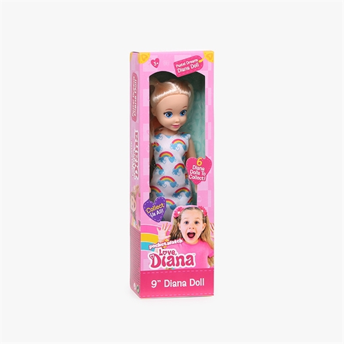 Love Diana dukke med regnebue kjole 27 cm