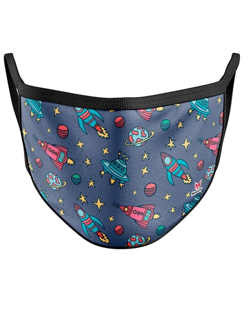 Stofmaske til børn, raket