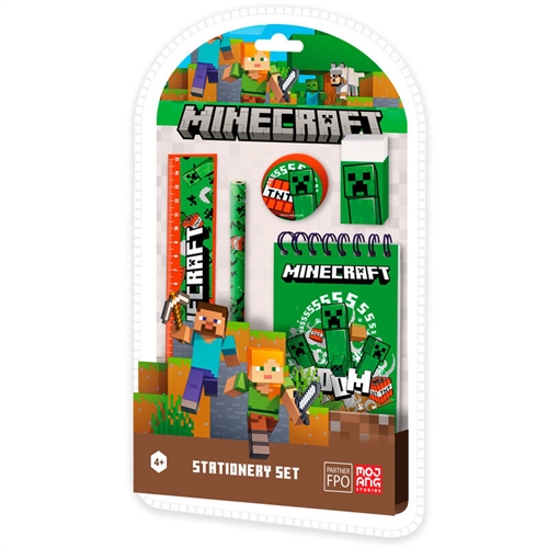 Minecraft brevpapir sæt sæt 5 dele