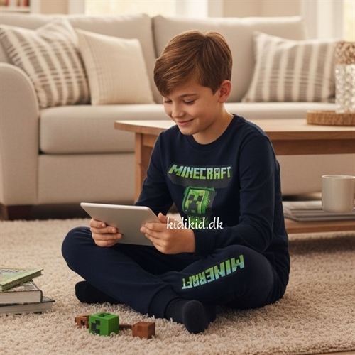 Minecraft joggingsæt Creeper, navy