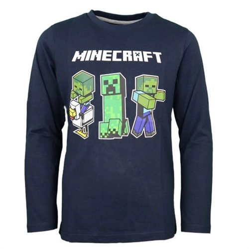 Minecraft bluse navy 